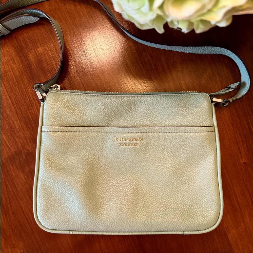 Kate Spade Run Around Medium Crossbody Laurel Green
